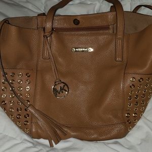 Authentic  Michael Kors large leather boho  ag